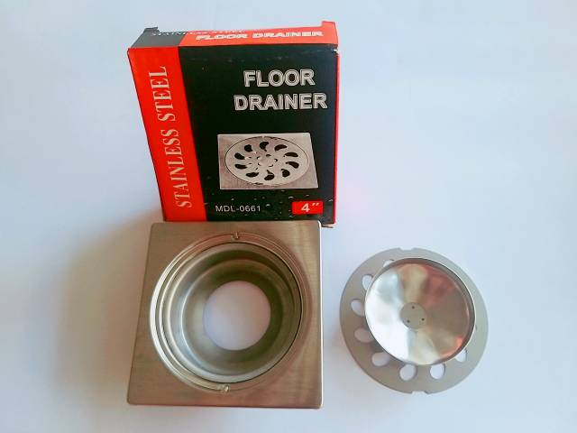 Saringan got stainless murah / floor drain murah