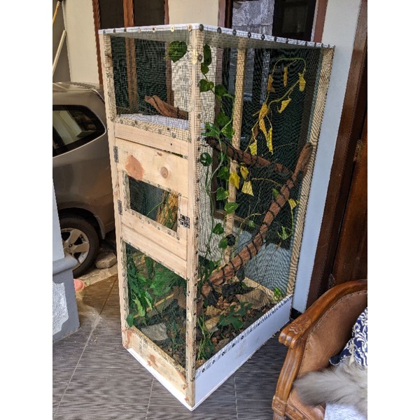 Kandang reptile terrarium vivarium bioactive