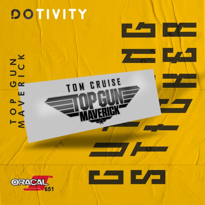 

Cutting Sticker TOP GUN - MAVERICK V2