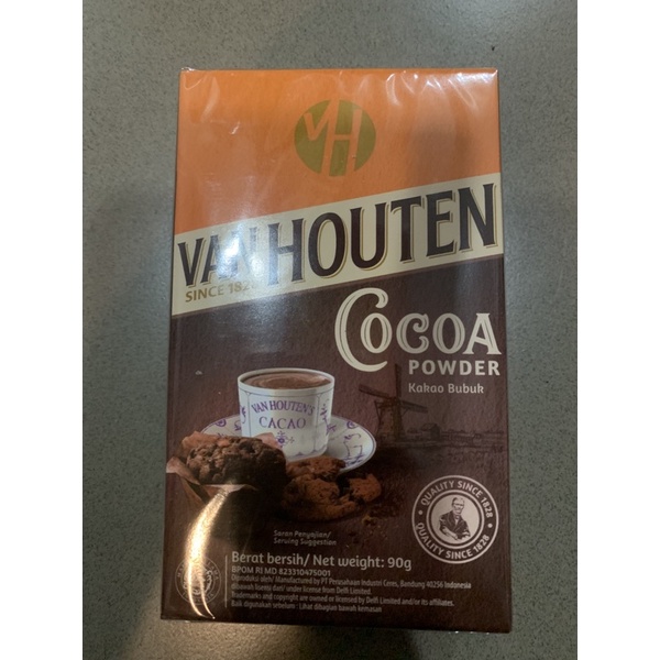 Cokelat Bubuk Van Houten 180gr - Cocoa Powder / 90 gr / 45 gr