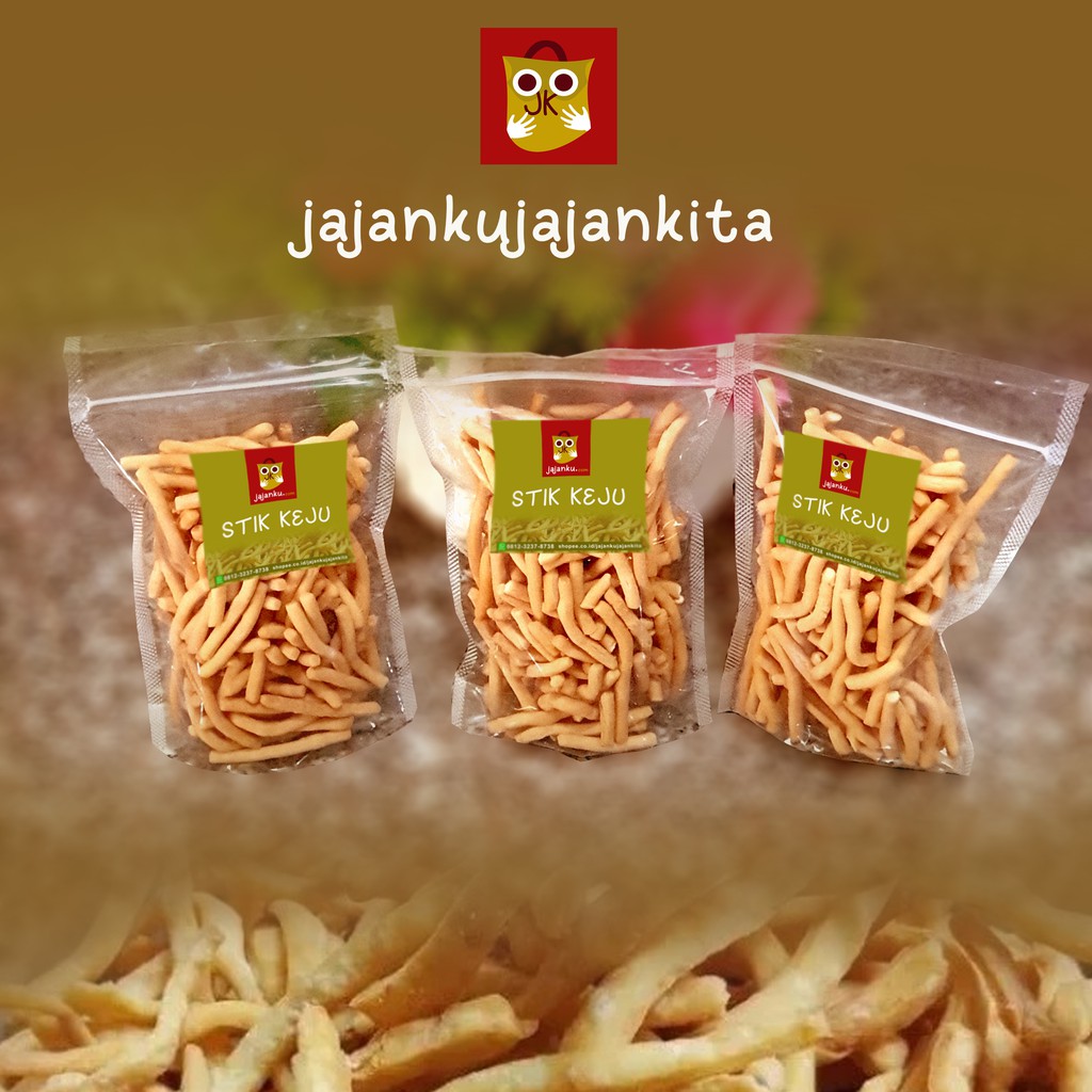 

Stik Keju | Cemilan Premium Cheese Stick Jajanku | Cemilan Tersertifikasi DEPKES