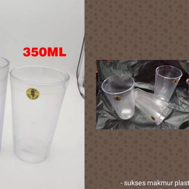 Gelas Cangkir Tempat Minum Owl 350 Ml Acrilik