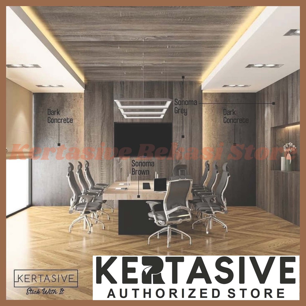 Kertasive Sonoma Grey - Pelapis Kayu - Pelapis Dinding
