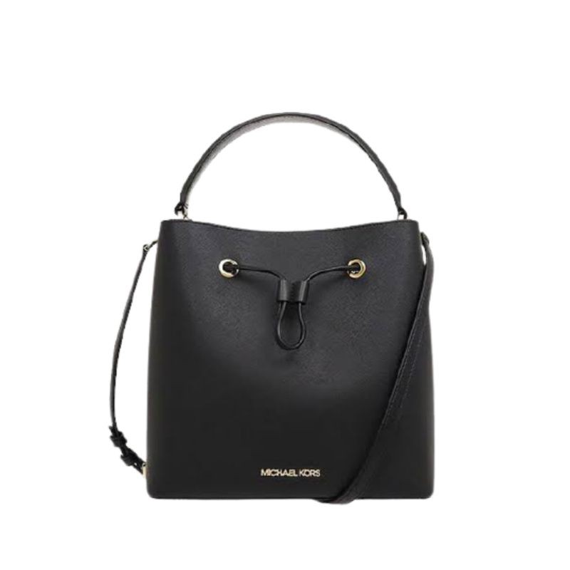 Michael Kors Medium Bucket Messenger Suri Black
