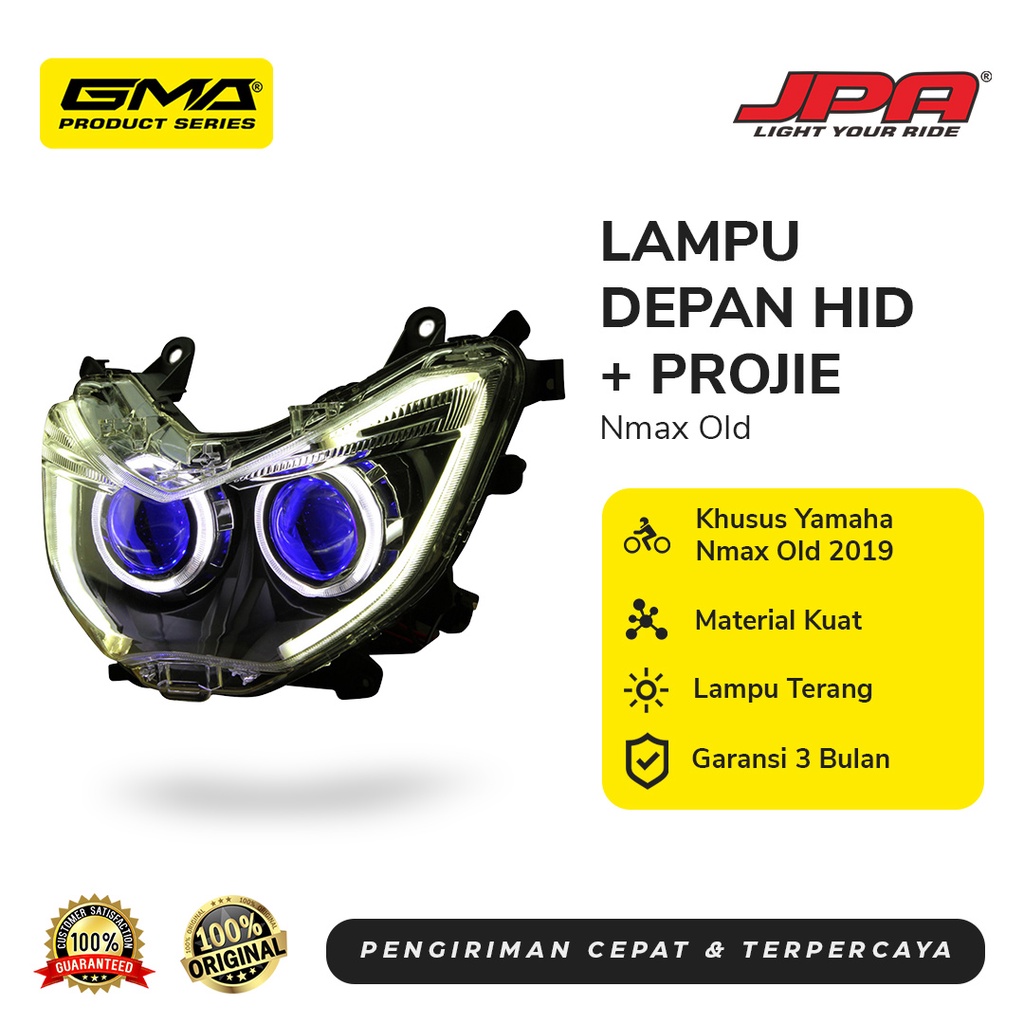 JPA Lampu Depan Nmax HID + Projie