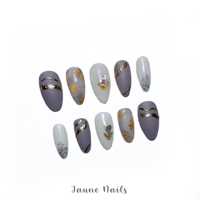 custom fake nails / custom press on nails / wedding nails