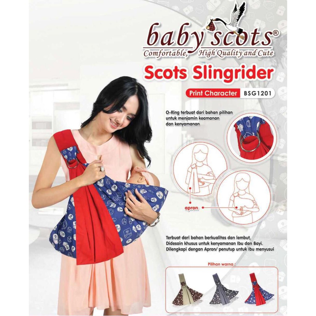 GENDONGAN SAMPING BABY SCOTS SLINGRIDER 13355