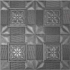 FAYES Wallpaper 3D Dinding Foam Kecil Motif Bunga / Walpaper Foam U96-LB50012