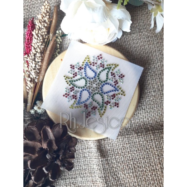 BISA COD LOGO SWAROSKY HIJAB HOTFIX