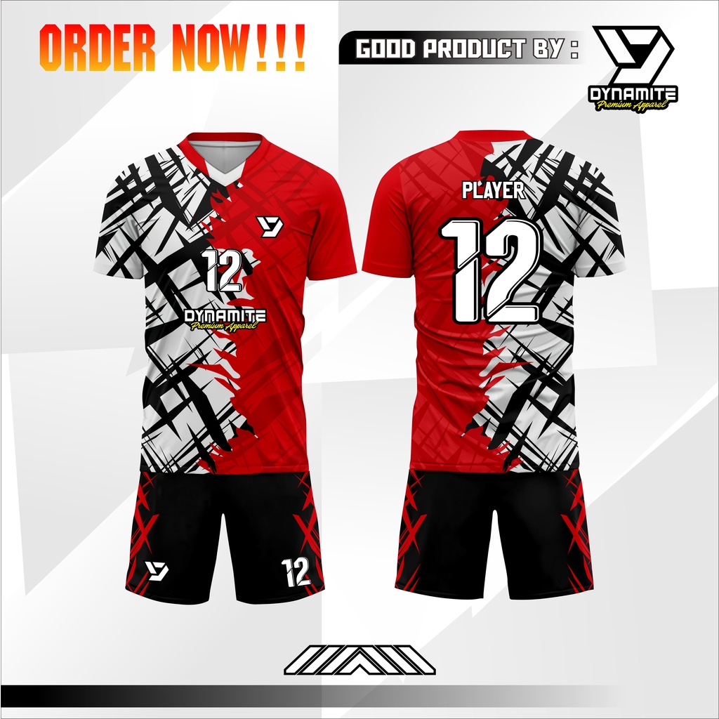 Parama | Jersey Custom Full Printing Sepak Bola | Futsal | Voli | Bulutangkis | Kaos Olahraga keren