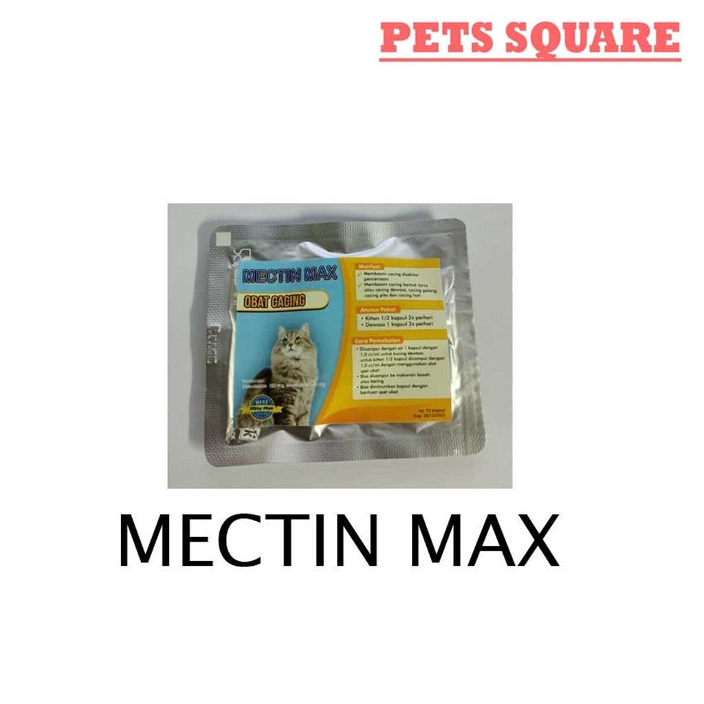 MECTIN MAX OBAT CACING SACHET - ISI 10PCS