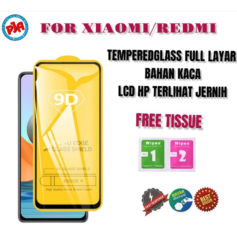 Tempered Glass TG Antigores Kaca Full Screen Xiaomi Redmi 8 Lite 11 Lite 5X 6X A1 A2 S2 Y3