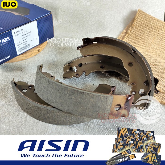 Kampas Rem Belakang Avanza Xenia Brake Shoe ADVICS AISIN A8N012T