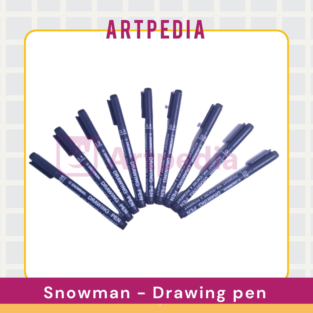 

SNOWMAN DRAWING PEN 005 - 0.8 - TERLARIS - TERSEDIA 9 UKURAN - HARGA TERMURAH-BEST SELLER