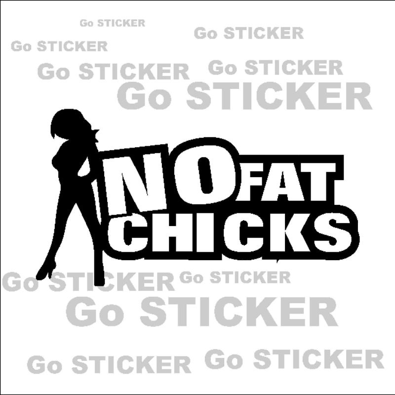 

sticker NOfatCHIKS