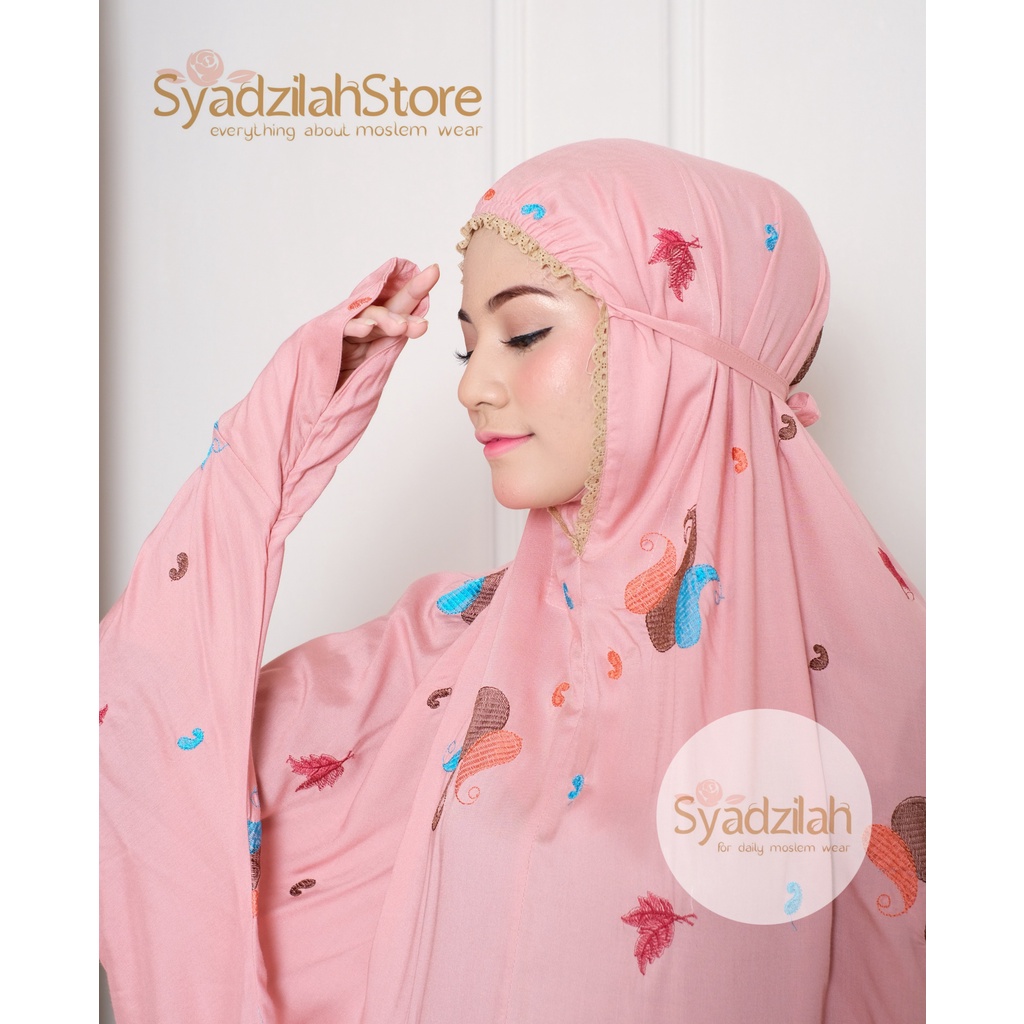 SYADZILAH - Mukena Terusan Dewasa Bordir Starla