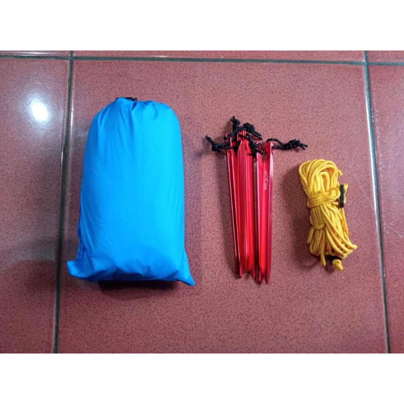FLYSHEET ULTRALIGHT 3x3 NYLON 20D PLUS TIHANG