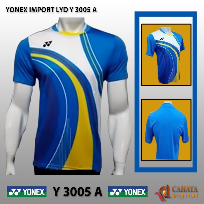 Baju Kaos Jersey Badminton Yonex LYD Y3005A | Grade Ori Import