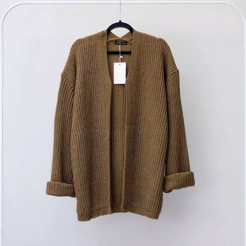 GS020 Cardigan Rajut Wanita  Kardigan Halus Knit