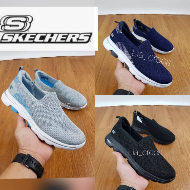 SKECHERS / SEPATU SKECHERS WANITA GO WALK 5  PRIZED / Skechers go walk5 / LENGKAP BOX