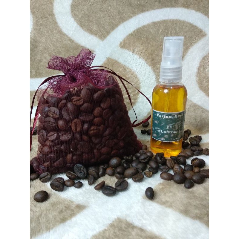 (350gr) Parfum Kopi Biji Bali Jumbo Plus Parfum Spray Kopi 60 ml