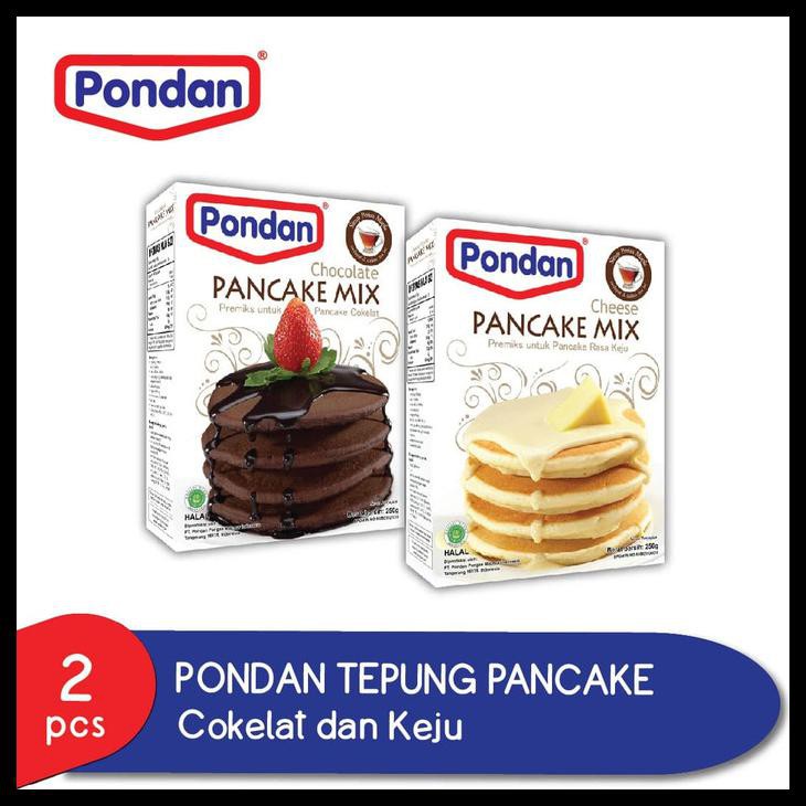 

PONDAN PANCAKE COKELAT 250G & PANCAKE KEJU 250G