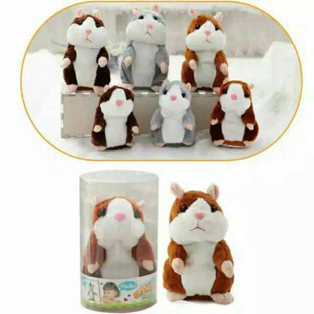 Mainan Anak Boneka Hamster Talking Bisa Bicara