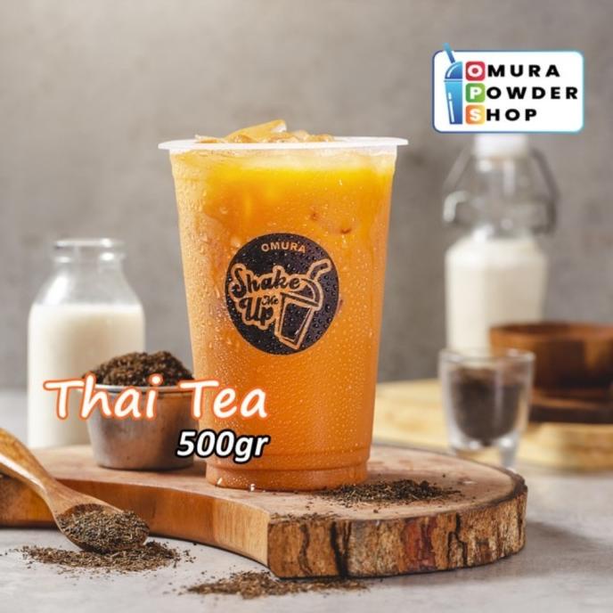 

[COD] Omura shake premium plain bubble powder drink serbuk rasa thai tea [COD]