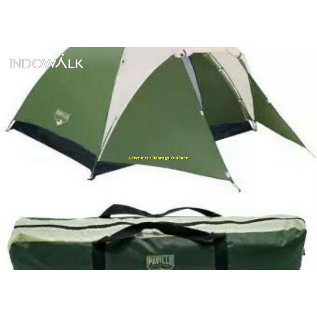 Tenda Camping Murah Dome 4 Orang Bestway Montana Pavillo XV Double Layer