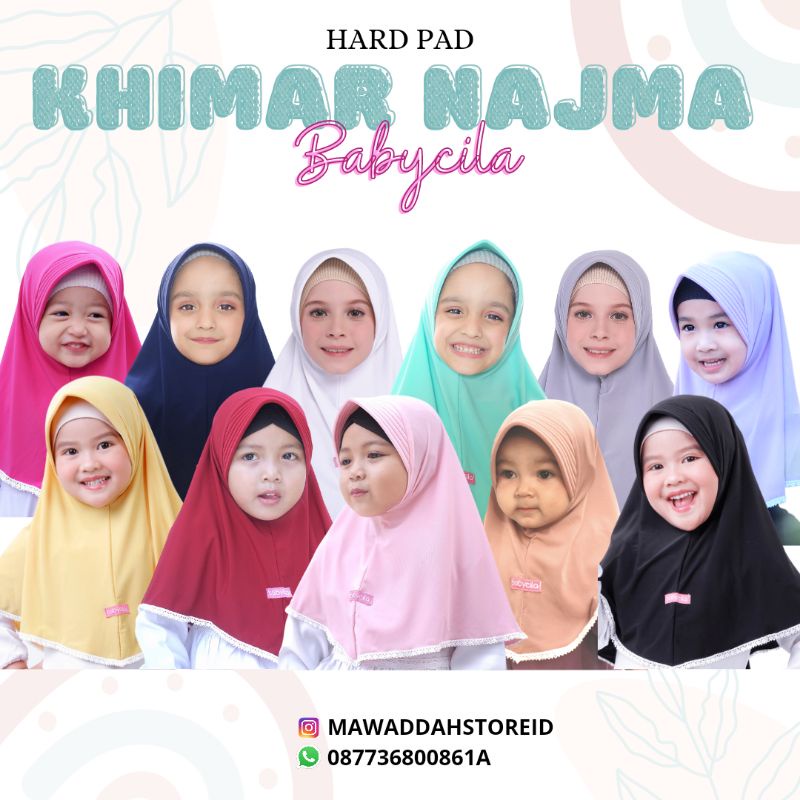 Hijab Jilbab KHIMAR NAJMA by BABYCILA anak bayi