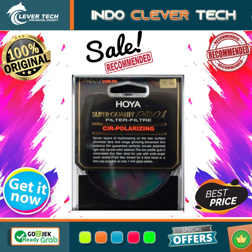 Hoya CPL Pro 1 Super Quality 62mm CLEARANCE SALE..!!