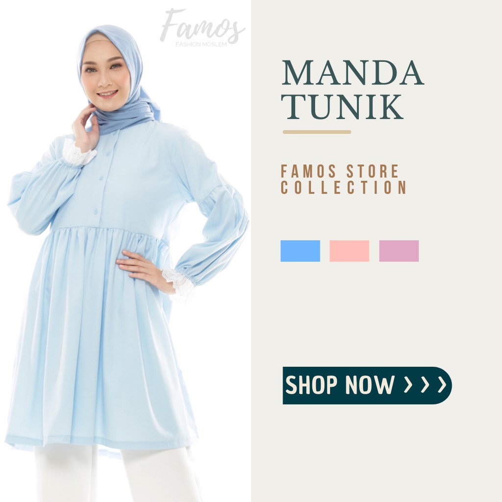 Tunik Terbaru 2022 Wanita Import Crinkle Korean Style Kondangan Polos Korea Premium Quality Busui Fr