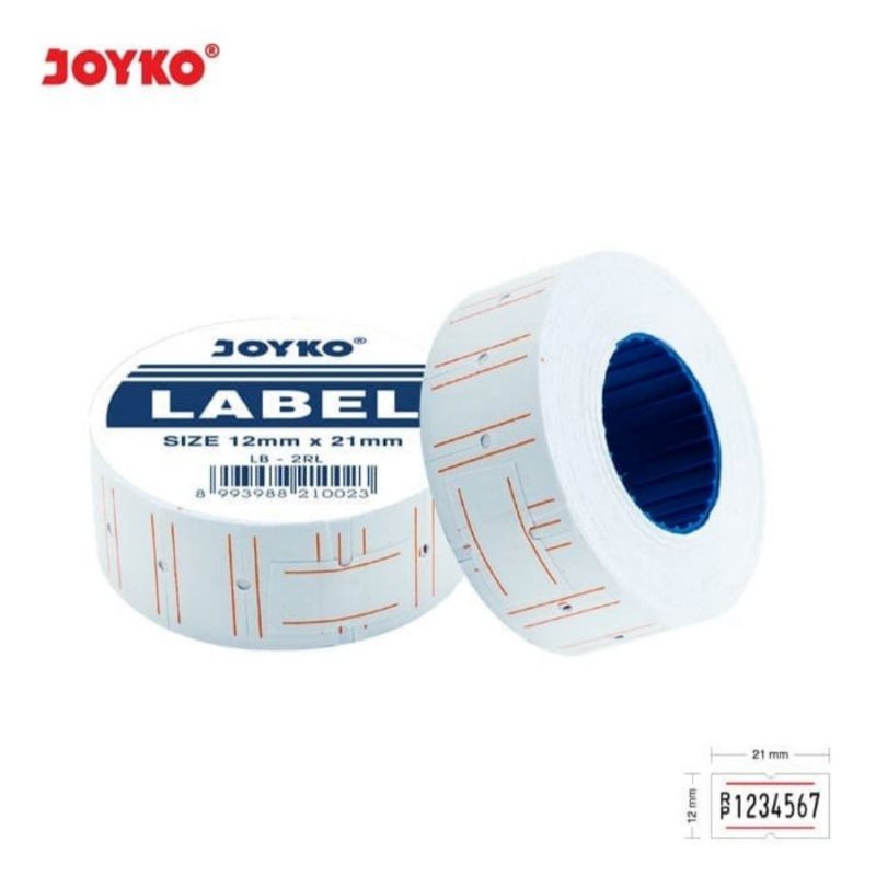 

Joylo Label LB-2RL (1 Baris) - Label Harga 1 Line - Price Label