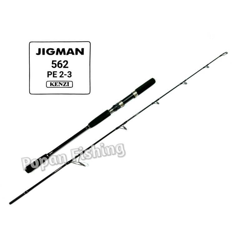 Alat Mancing Joran Kenzi Jigman 562 (PE 2-3) Jigging Rod