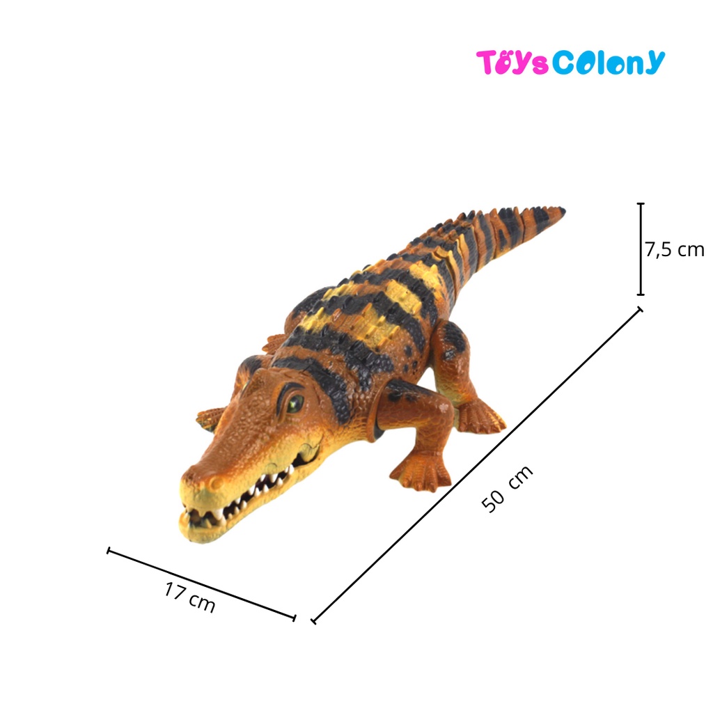 Mainan Anak/Robot Buaya/Mainan Crocodile/Robot Hewan/1048