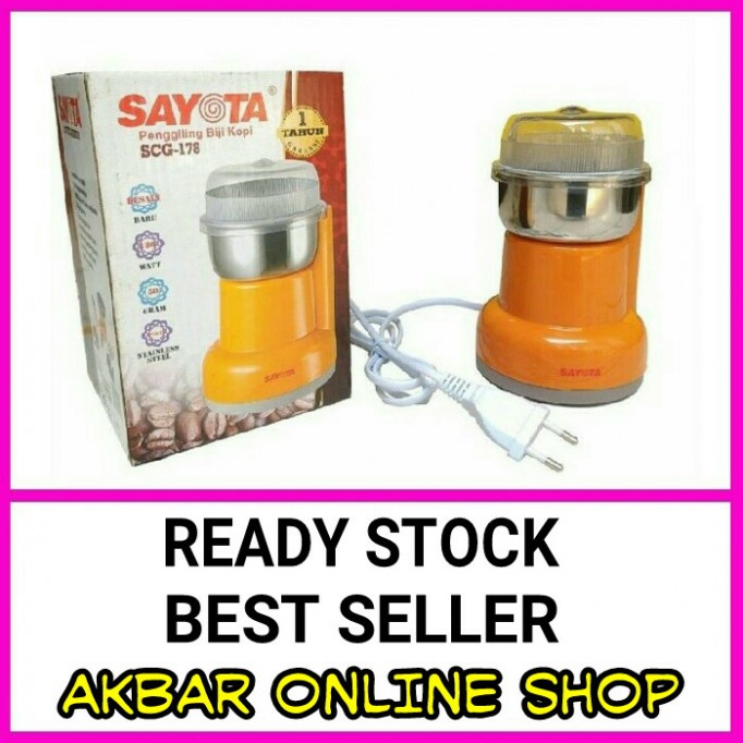 SUPER SALE - SAYOTA COFFE GRINDER PENGGILING BIJI KOPI BLENDER OBAT PERALATAN DAPUR