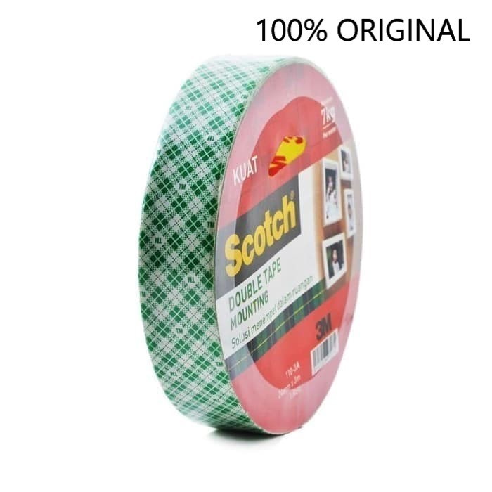 

Double Tape 3M Scotch / Mounting Tape 24mm x 3m / 1 inch x 3m ORIGINAL