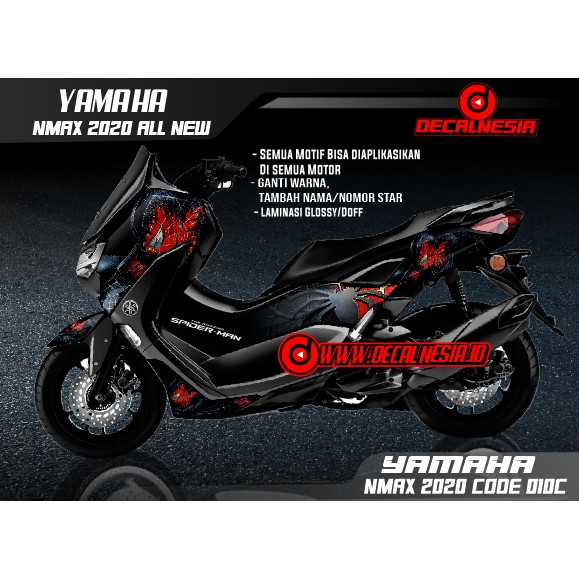Decal Stiker Motor Yamaha Nmax New 2021 2022 2023 2024 facelift Variasi Aksesoris Full Body