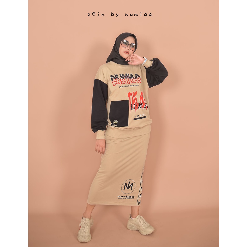 KOL numiaa zein setelan rok terbaru