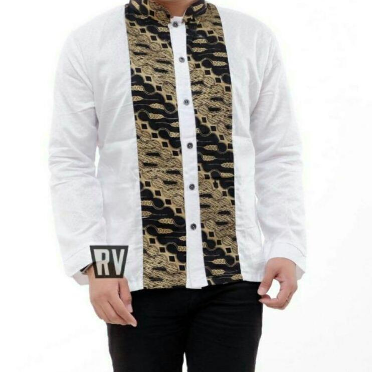 Harga Murah.. Hem batik kombinasi/Atasan batik/Hem pria