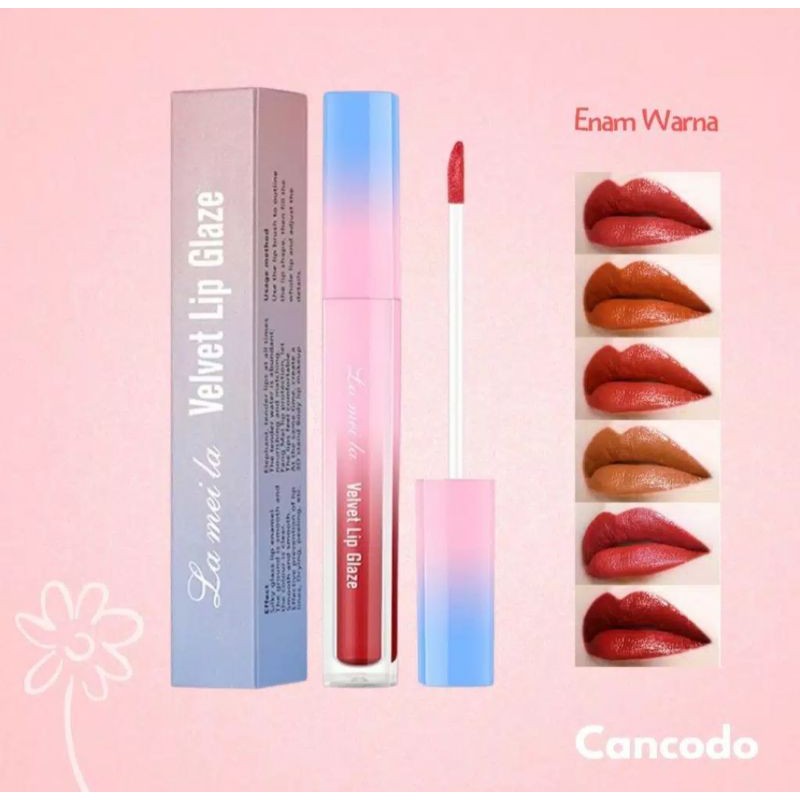Lipstik cair velvet metalik