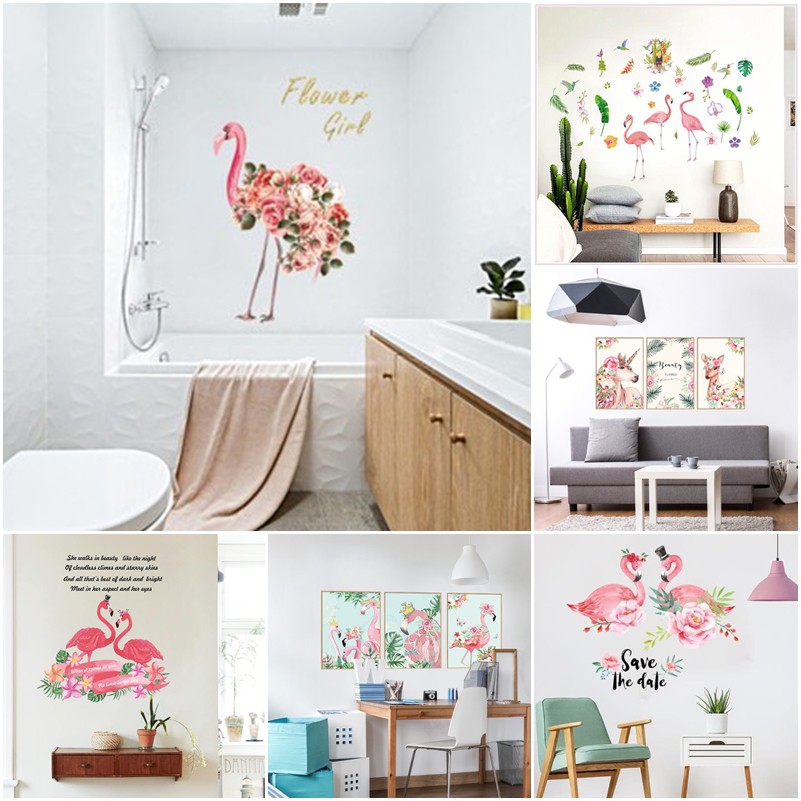 Wallsticker Flamingo