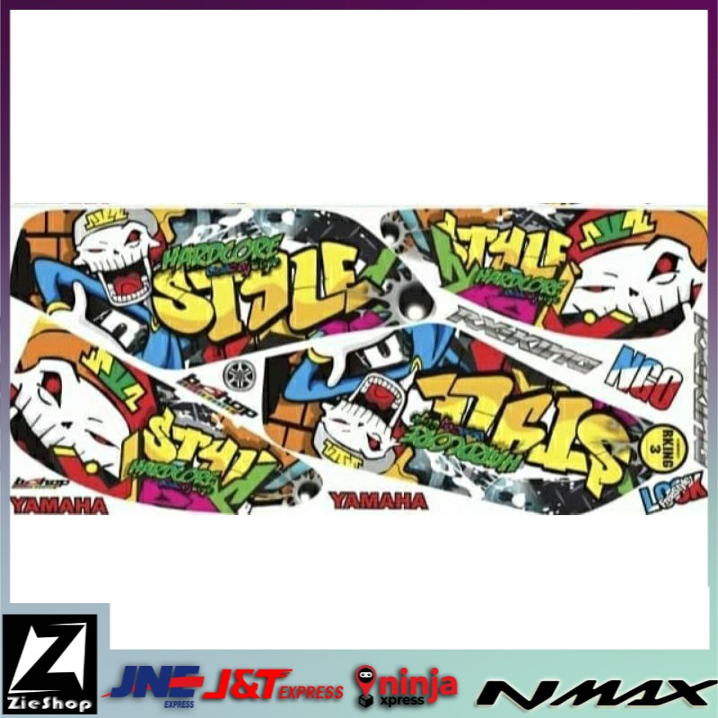 Striping rk king Sticker motor rk king variasi laminasi glossy dan doff
