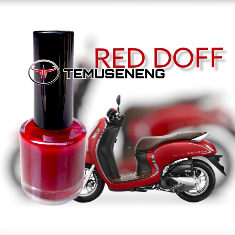 Cat Merah Doff Matte Red Dof Oles Pengilang Baret Lecet Mobil Motor