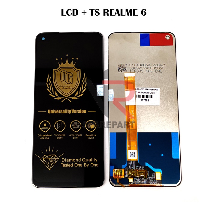 LCD REALME 6 / NARZO B / REALME 7 FULLSET TOUCHSCREEN