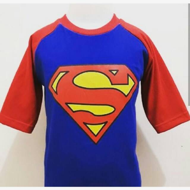 Kaos dewasa superman raglan