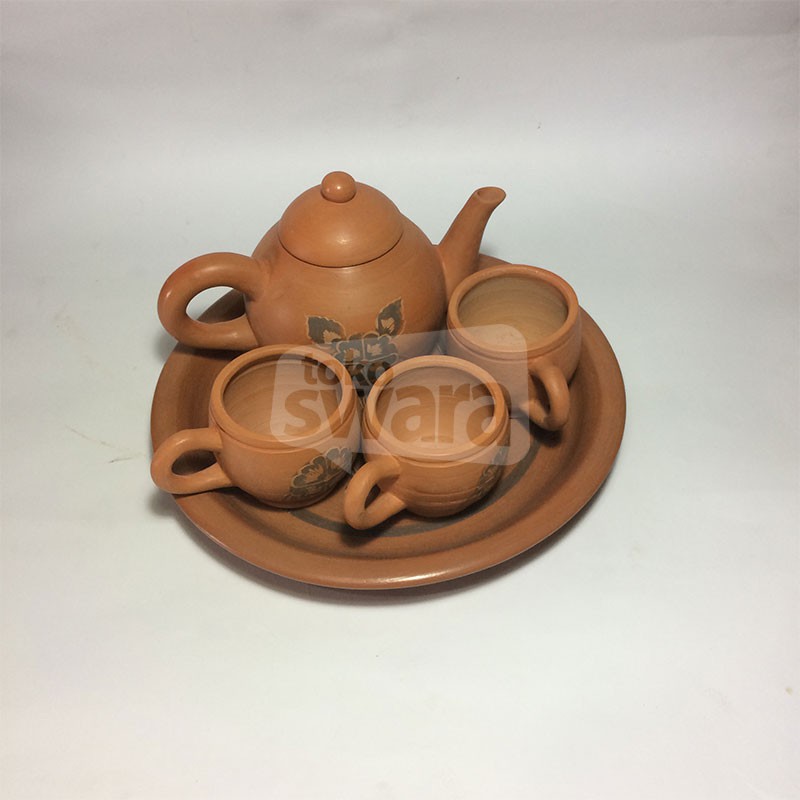Poci Tegal / Teko Tanah Liat - Medium Set