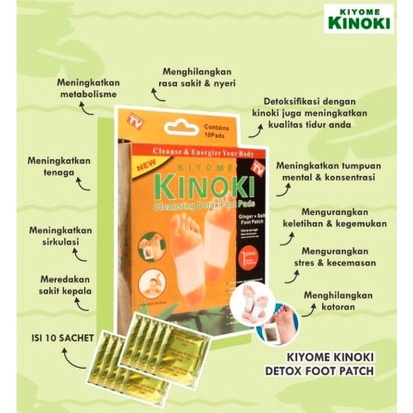 Kinoki - Koyo Kaki Herbal Detox Foot Patch Putih - 3 Kotak isi 30pcs