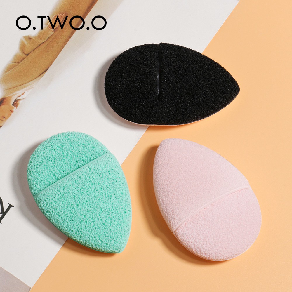 (READY &amp; ORI) O.Two.O Otwoo Face Washing Puff Sponge Pembersih Wajah Make Up Spons 3 Warna 9935