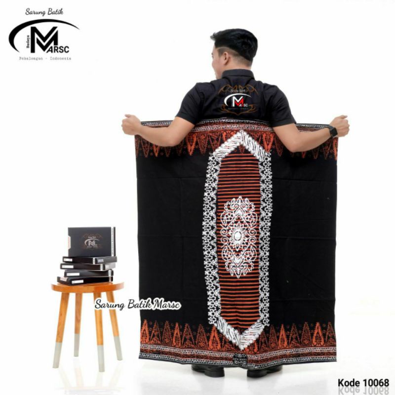 Sarung Batik Pekalongan Cap Pria Dewasa Bawahan Santri Muslim Fashion Asli Batik Katun Candi Mekar Budaya Tradisional Kota Batik Pekalongan